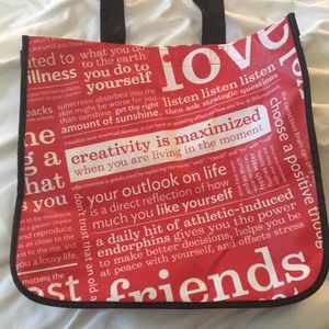 Reusable large lulu lemon bag